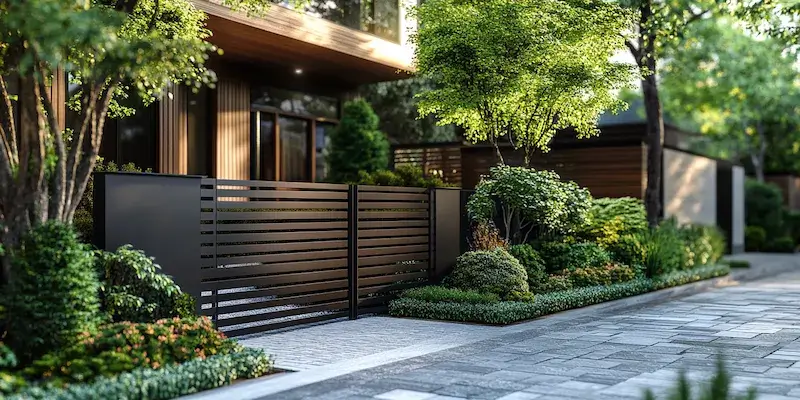 ozdobne ogrodzenie z Polski