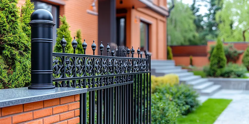 Metallzaun aus Polen